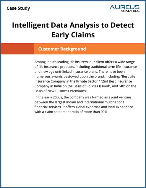 Intelligent Data Analysis to Detect Early Claims image
